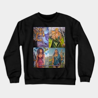 Self Portrait Goddess Crewneck Sweatshirt